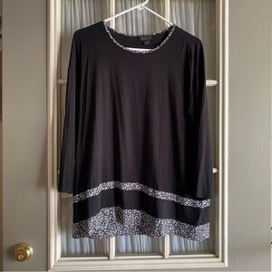 J. Jill Wearever Floral Detail Blouse